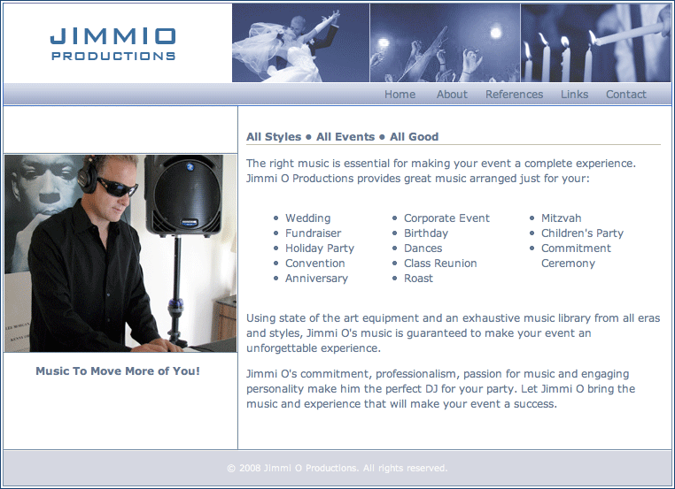 Link to JimmiO Productions Site