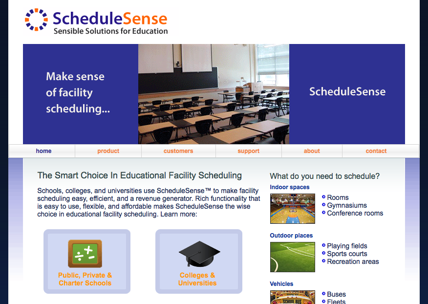 Link to ScheduleSense site